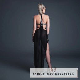 Take Me Bodysuit XL Czarny - Winylowy Look z Siateczką i Spodniczką Allure