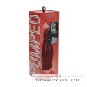 Virtuo Metallic Red - Pompa z funkcją zasysania, wibracją i uchwytem na telefon Pumped by Shots