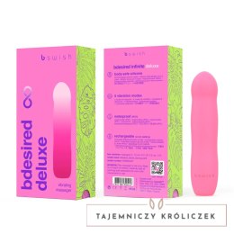 B Swish Bdesired Infinite Deluxe Pink - 5 Trybow, Wodoodporny, USB B Swish