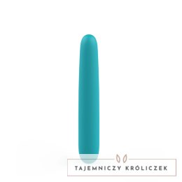 B Swish Bgood Infinite Deluxe niebieski - wibrujący model silikonowy 18 cm B Swish