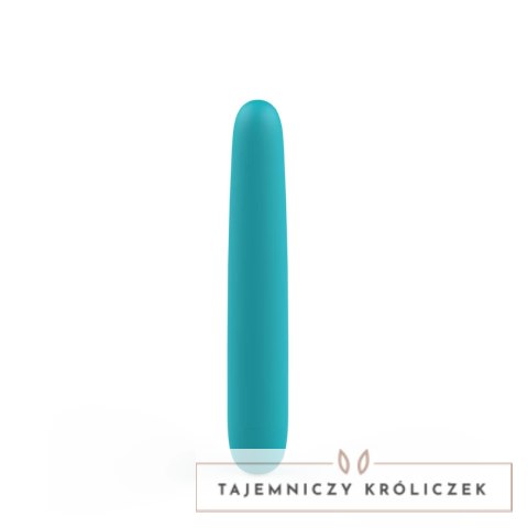 B Swish Bgood Infinite Deluxe niebieski - wibrujący model silikonowy 18 cm B Swish