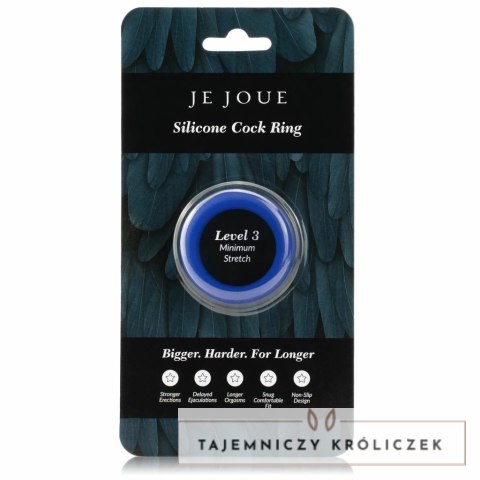 Je Joue Silicone C-Ring Minimum Stretch Blue - silikonowy pierścień, rozmiar S Je Joue