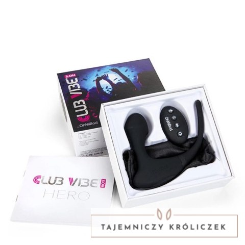 OhMiBod Club Vibe 3.OH Hero - silikonowa maszyna intymna z pilotem audio OhMiBod