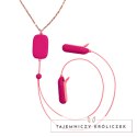 OhMiBod Sphinx Klipsy Wibracyjne Bluetooth, silikon, rożowe, aplikacja OhMiBod