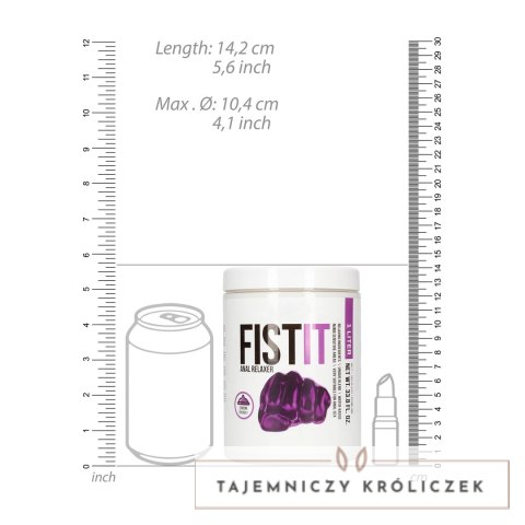 Shots Fist It Lubrykant wodny 1000 ml - do masażu i komfortu Fist It by Shots