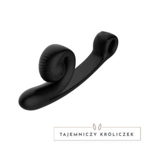Snail Vibe Curve Czarny - Dwusilnikowy model z technologią Slide'n'Roll Snail Vibe