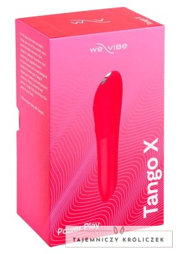 We-Vibe Tango X Cherry Red - Kompaktowy stymulator z 8 prędkościami We Vibe