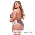 Baci Komplet Koronkowy Kwiatowy White Label Q dwuczęściowy Baci Lingerie