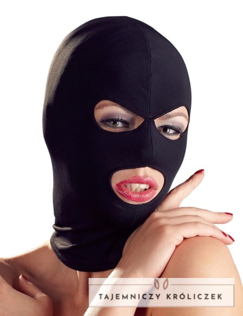 Bad Kitty maska czarna elastyczna z otworami na oczy i usta Bad Kitty
