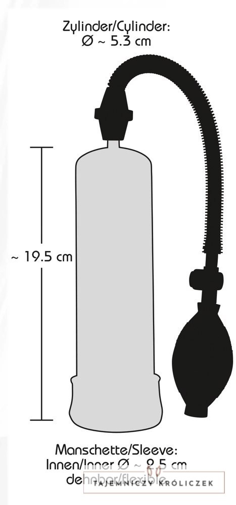 Bang Bang System podciśnienia do treningu - cylinder 20 cm, regulacja Bang Bang