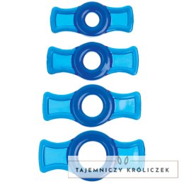 Doc Johnson TitanMen Tools - Zestaw elastycznych pierścieni TPR 4 szt. Doc Johnson