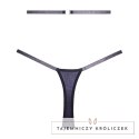 Leg Avenue Cherished Allure stringi koronkowe z regulowanymi paskami Allure