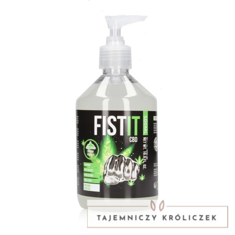 Shots Fist It CBD Lubrykant wodny 500 ml z pompką, testowany Fist It by Shots