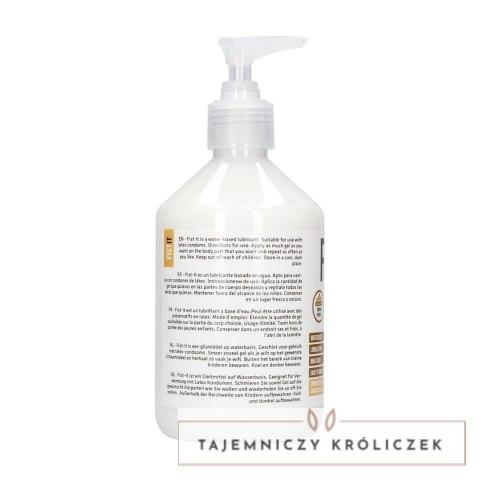 Shots Fist It żel nawilżający 500 ml bezzapachowy wodna formuła Fist It by Shots