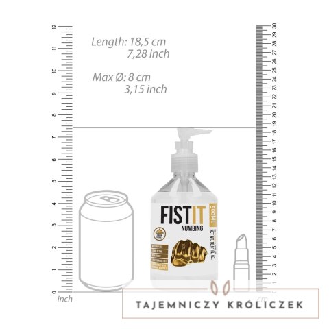 Shots Fist It żel nawilżający 500 ml bezzapachowy wodna formuła Fist It by Shots