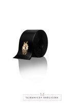 YESforLOV Black Satin - uniwersalna satynowa opaska na oczy i nadgarstki YESforLOV