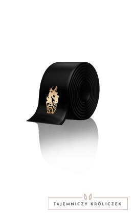 YESforLOV Black Satin - uniwersalna satynowa opaska na oczy i nadgarstki YESforLOV