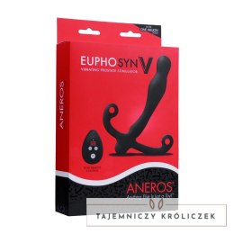 Aneros Eupho Syn V Czarny - Model wibrujący z pilotem, silikon Aneros