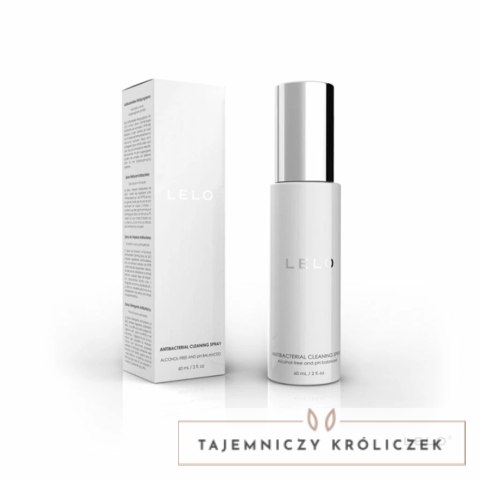 LELO Antibacterial Spray 60 ml - preparat czyszczący do akcesoriow Lelo