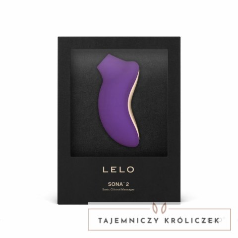 LELO Sona 2 Purple - stymulator soniczny z 12 trybami, wodoodporny Lelo