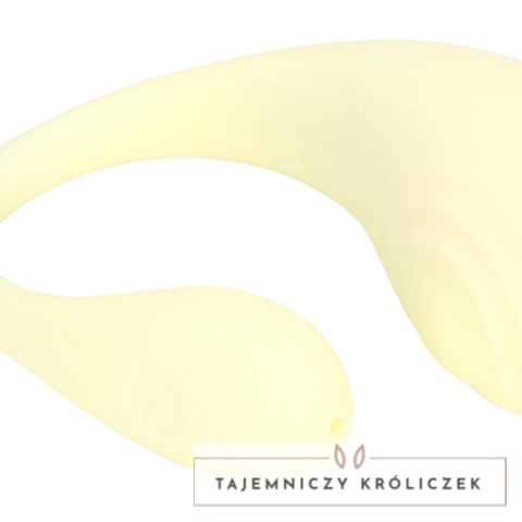 Loveline G-Spot Remote Control Vibe żołty - 10 trybow, model C-shape Loveline by Shots
