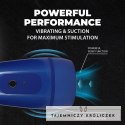 Pulsar Vibrobator Metallic Blue - System ssąco-wibracyjny, anatomiczny Pumped by Shots