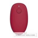 SVibe GIZI Duo Burdeos - Anatomiczny Stymulator Podwojny dla Par z Pilotem Snail Vibe