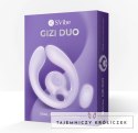 SVibe GIZI Duo - podwojny stymulator dla par, liliowy, pilot bezprzewodowy Snail Vibe