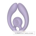 SVibe GIZI Duo - podwojny stymulator dla par, liliowy, pilot bezprzewodowy Snail Vibe
