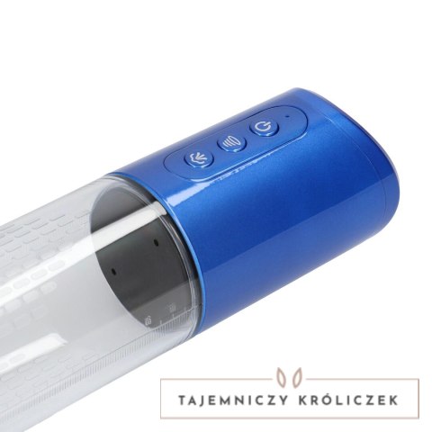 Shots HyperPump Model Metallic Blue - Automatyczna Pompa Prożniowa USB Pumped by Shots