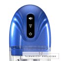 SonicPull Pompa Intymna Z Funkcją Ssania i Wibracji Metallic Blue Pumped by Shots