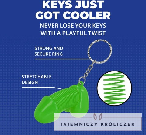 ToyJoy Super Steve Brelok Zielony - kolekcjonerski gadżet na klucze S-Line by Shots