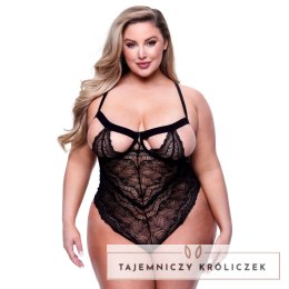 Baci Body Queen koronkowe na ramiączkach czarne rozmiar Plus Size Baci Lingerie