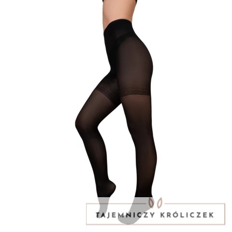 Bye Bra Control Slim 70 połbłyszczące rajstopy modelujące czarne M Bye Bra