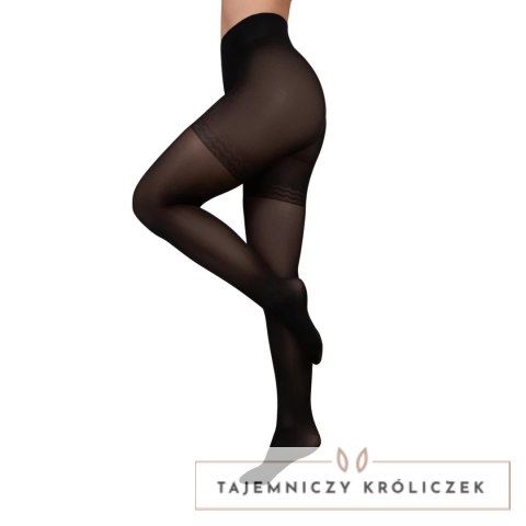 Bye Bra Control Slim 70 rajstopy modelujące połbłyszczące czarne S Bye Bra