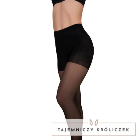 Bye Bra Power Up 40 rajstopy modelujące czarne M włoskie Bye Bra