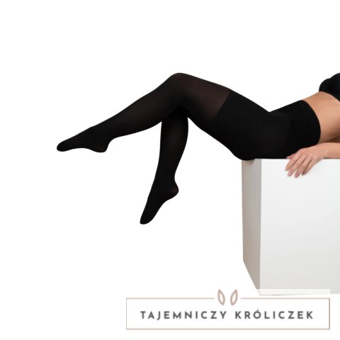 Bye Bra Total Shaper 100 Rajstopy modelujące brzuch czarne S Bye Bra