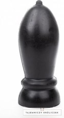 Hung System Rolling 24 cm - korek z systemem przyssawki, czarny Hung System