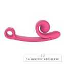 Snail Vibe Curve podwojny stymulator punktu G rożowy, 2 silniki, silikon Snail Vibe