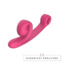 Snail Vibe Curve podwojny stymulator punktu G rożowy, 2 silniki, silikon Snail Vibe