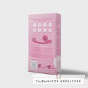 Snail Vibe Curve podwojny stymulator punktu G rożowy, 2 silniki, silikon Snail Vibe