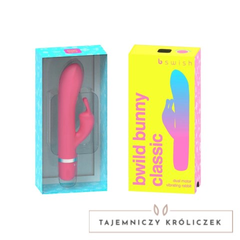B Swish Bwild Classic Bunny Guava - silikonowy model z podwojnym napędem 15,2 cm B Swish