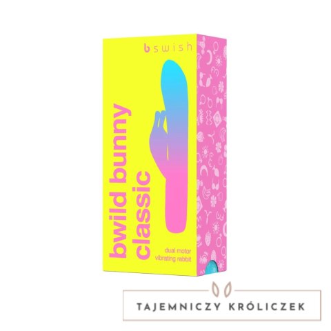 B Swish Bwild Classic Bunny Guava - silikonowy model z podwojnym napędem 15,2 cm B Swish