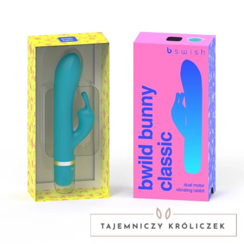 B Swish Bwild Classic Bunny Jade dwusilnikowy masażer wodoodporny B Swish