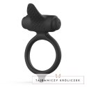 B Swish bcharmed Basic Black - silikonowy wodoodporny pierścień wibrujący B Swish