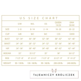 Baci Body Lace Cutout Czarny Queen Size kwiatowy wzor Baci Lingerie
