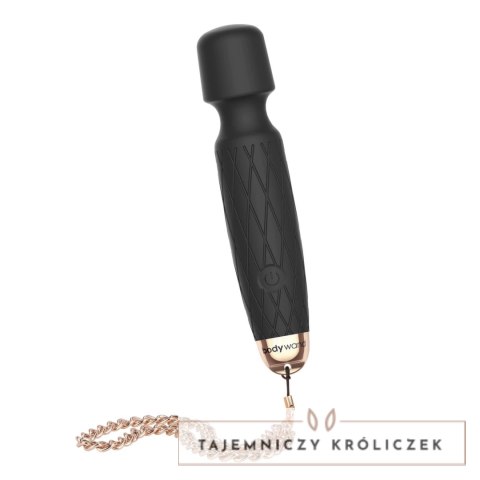Bodywand Luxe Mini Wand Black - kompaktowy masażer z 7 trybami Bodywand