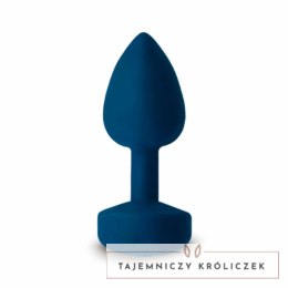 Gvibe Gplug Navy Blue Large - wibrująca zatyczka anatomiczna, silikonowa Gvibe
