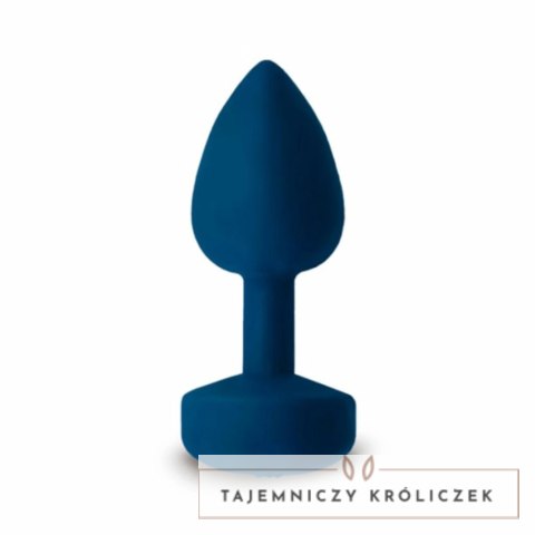 Gvibe Gplug Navy Blue Large - wibrująca zatyczka anatomiczna, silikonowa Gvibe