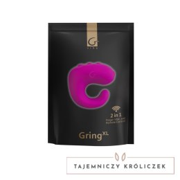 Gvibe Gring XL Sweet Raspberry - Pierścień stymulujący, 6 trybow, silikon Gvibe